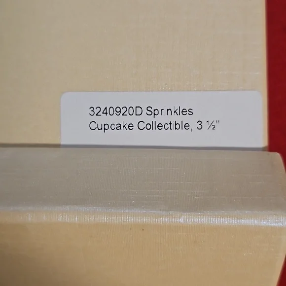 Oleg Cassini crystal sprinkle cupcake paperweight decor Holiday Celebrate Party - Picture 3 of 8